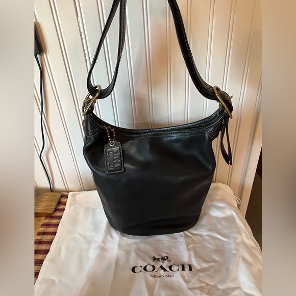 Coach Handbags - Coach Bleeker Tattersall Bucket Bag